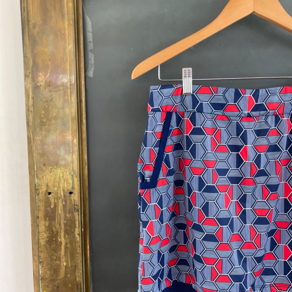 EPNY Golf Skort NWT Geometric Print Performance Skirt Size M - Picture 6 of 6